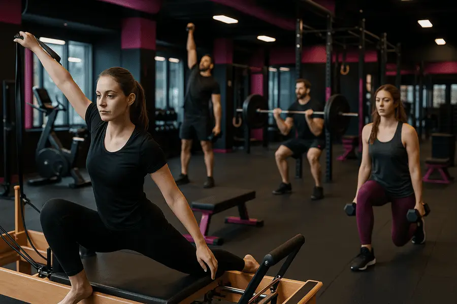 Transforma tu vida entrenando a cualquier hora con actividades variadas como Pilates y HIIT. Mejora tu salud y encuentra motivación en un entorno social. ¡Empieza ya!